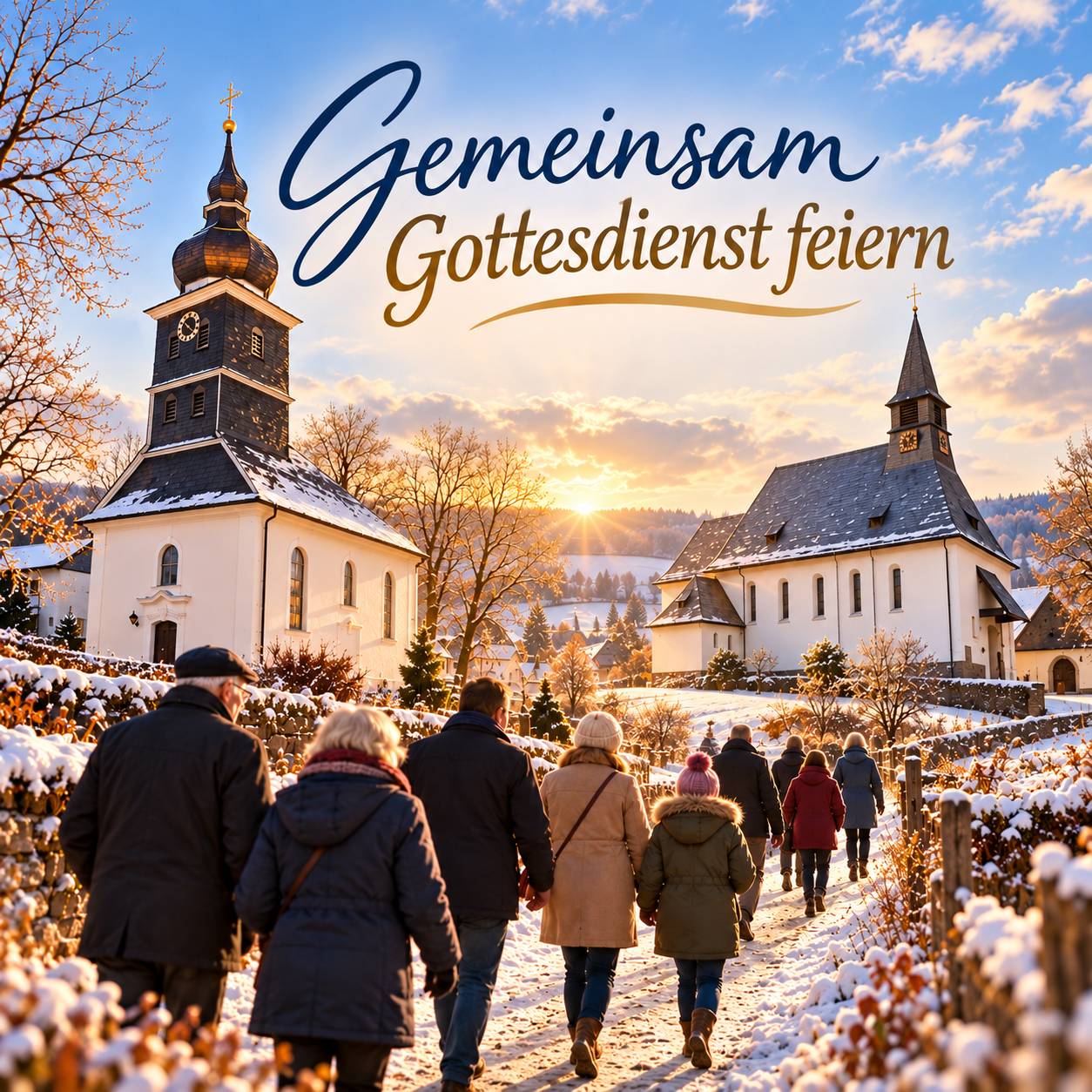 Gemeinsam durch den Wintergottesdienst