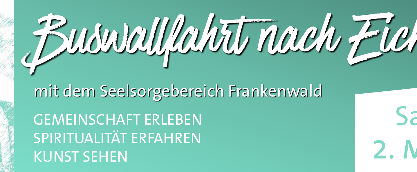 Slider mit dem Hinweis zur Buswallfahrt des SSB Frankenwald nach Eichstätt