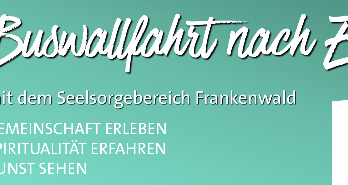 Slider mit dem Hinweis zur Buswallfahrt des SSB Frankenwald nach Eichstätt