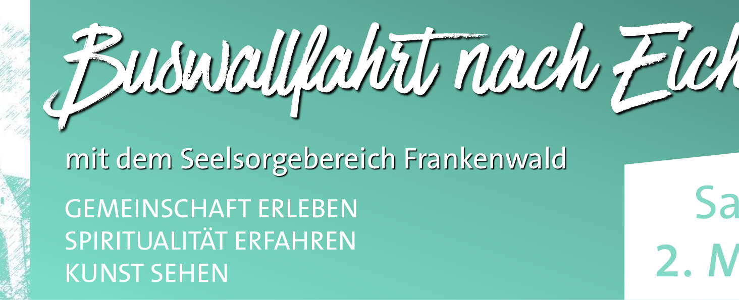 Slider mit dem Hinweis zur Buswallfahrt des SSB Frankenwald nach Eichstätt